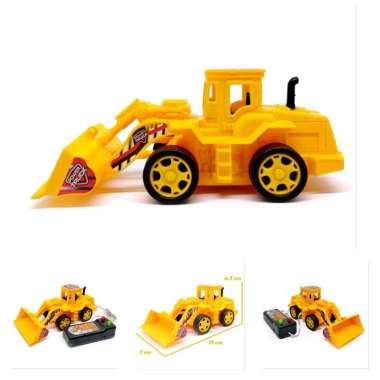 Mainan Anak Mini RC Mobil Truck Konstruksi Alat Berat Truck Excavator Remote Control Mini