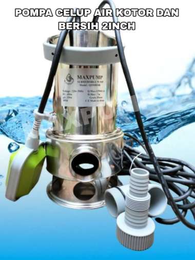 Pompa Celup Air Kotor Otomatis - Pompa Kolam ikan Pompa Celup Air Bersih / Kotor submersible water p