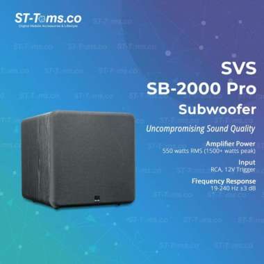 SVS SB2000 Pro Subwoofer / SB 2000 PRO Subwoofer Speaker 12inch Black Ash