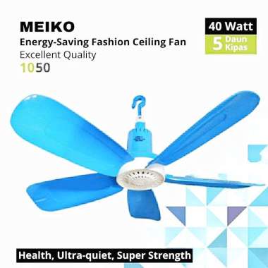 Heli Fan 40 W Meiko Fashion Ceiling Fan MK-1050 / kipas Angin Gantung Meiko Fan 40 Watt