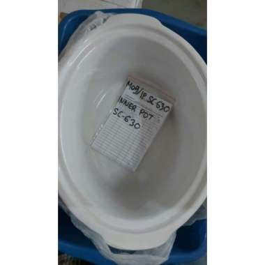 Panci Keramik Slow Cooker Miyako SC-510 Putih 36x23x36 cm, 240W