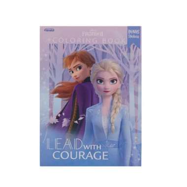 Frozen II Coloring Book L (Lead With Courage) Sticker Book