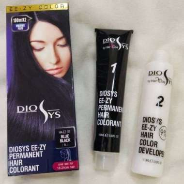 DIOSYS COLOR CREAM 100 ML/ PEWARNA CAT RAMBUT 100 ML PERMANEN Blue black - 02