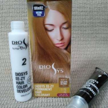 DIOSYS COLOR CREAM 100 ML/ PEWARNA CAT RAMBUT 100 ML PERMANEN Golden Blonde-10