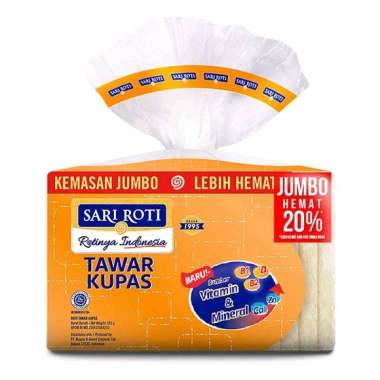 SARI ROTI Tawar Kupas Jumbo