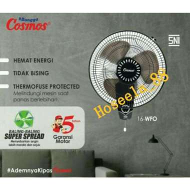 16-WFO WALL FAN 16 inch COSMOS / KIPAS ANGIN 16WFO COSMOS / KIPAS ANGIN TEMBOK 16 inch 16WFO