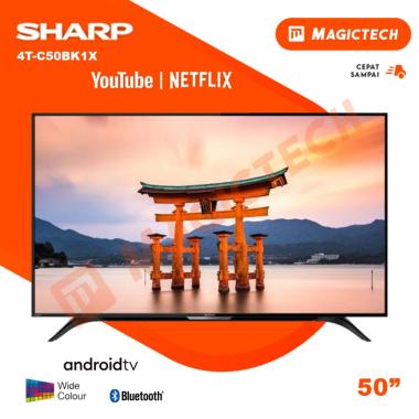 TV SHARP 50" / 50 INCH 4T-C50BK1X / C50BK1X 4K UHD - ANDROID TV