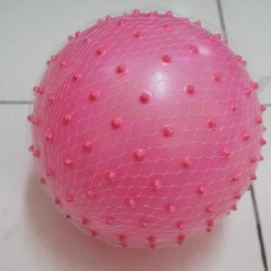 Bola Duri - Mainan Murah - Grosir Bola - Mainan Anak Merah Muda