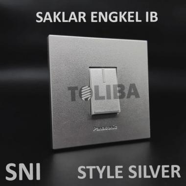 saklar engkel panasonic silver / saklar tunggal inbow ib SNI