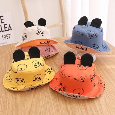 PANDA Topi ANAK BUNDAR BASIN FISHERMAN HAT CAP KIDS UNIVERSAL BISA UNTUK 1 TAHUN - 3 TAHUN PandaOran