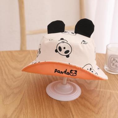 PANDA Topi ANAK BUNDAR BASIN FISHERMAN HAT CAP KIDS UNIVERSAL BISA UNTUK 1 TAHUN - 3 TAHUN PandaKrem