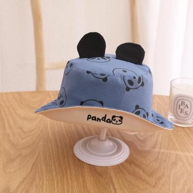 PANDA Topi ANAK BUNDAR BASIN FISHERMAN HAT CAP KIDS UNIVERSAL BISA UNTUK 1 TAHUN - 3 TAHUN PandaBiru