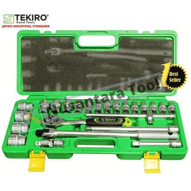KUNCI SOK SET TEKIRO 8-32 24 PCS / KUNCI SOCKET 24PCS 6 PT