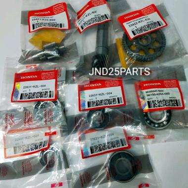 GIGI RASIO SET PLS BEARING SET ISI 5 HONDA BEAT FI VARIO FI SCOOPY FI KZL ORI YGP