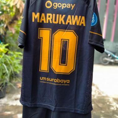 JERSEY PERSEBAYA MARUKAWA 2022 PRINTING L HITAM MARUKAWA