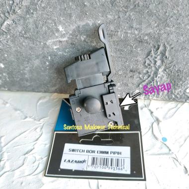 LAZARO 13 MM Switch Saklar On Off + Sayap Bor 13mm Modern M2150
