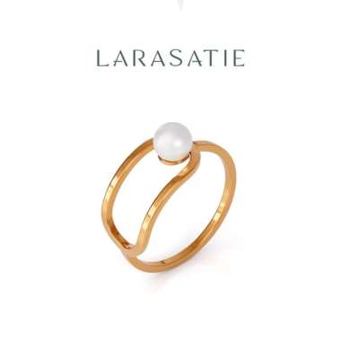 Larasatie - Perhiasan Cincin Emas 8k - Eunoia - Gold 12