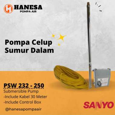 Sanyo PSW 250 - 232 Pompa Celup Sumur Dalam