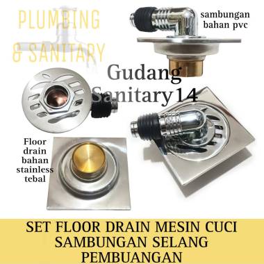 set floor drain stainless mesin cuci sambungan selang pembuangan mesin cuci floor drain mesin cuci +