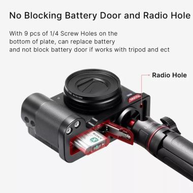 ULANZI UURIG R055 QUICK RELEASE PLAT L PLATE RIG CAGE SONY ZV1 ZV-1