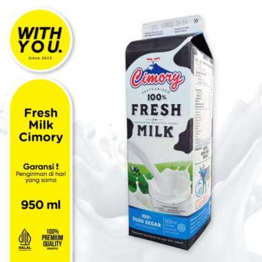 Promo Harga Cimory Fresh Milk Full Cream 950 ml - Blibli
