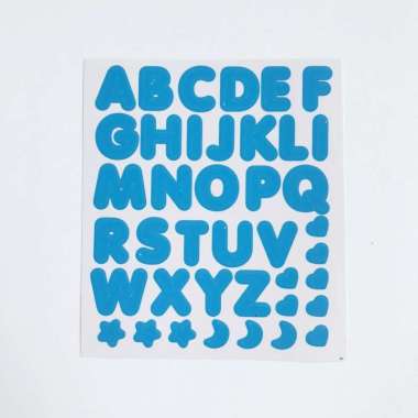 Stiker Huruf Aesthetic abjad Cute Stiker alfabet Lucu Deco Korea Diary 13