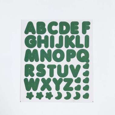 Stiker Huruf Aesthetic abjad Cute Stiker alfabet Lucu Deco Korea Diary 14
