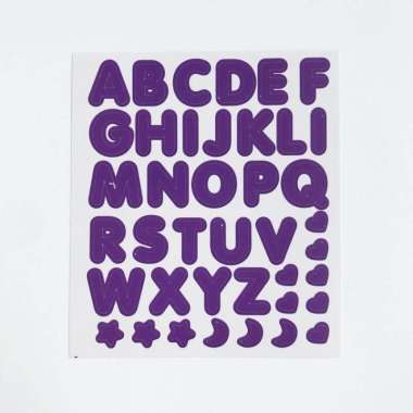 Stiker Huruf Aesthetic abjad Cute Stiker alfabet Lucu Deco Korea Diary 16