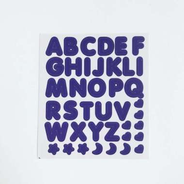 Stiker Huruf Aesthetic abjad Cute Stiker alfabet Lucu Deco Korea Diary 20