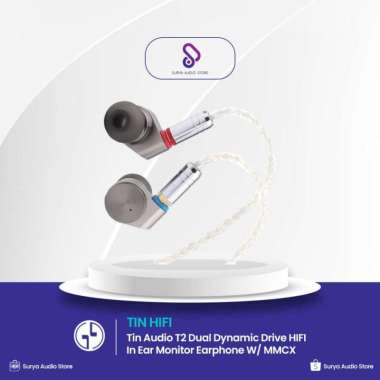 Tin HIFI T2 Dual Dynamic Drive HIFI In Ear Monitor Earphone W/ MMCX