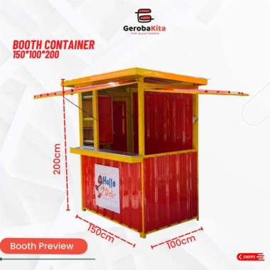 Gerobakita Booth Container Custom Rak Etalase