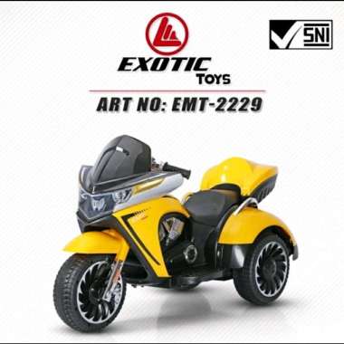 Mainan Anak Motor Aki Exotic EMT 2229 Ride-On Toys Harley Style EMT2229 One Keys Stater EMT-2229