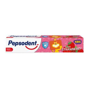 Promo Harga Pepsodent Pasta Gigi Kids Strawberry 50 gr - Blibli