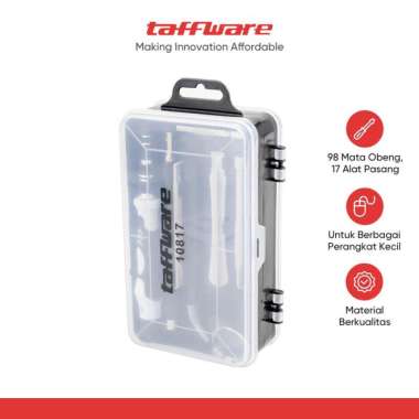 Set Obeng Reparasi Taffware 115 in 1 Screwdriver Mini Precision-10817