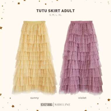 BOHOPANNA - BOHOPANNA X SIDELINE - TUTU SKIRT M VIOLET