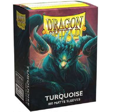 Dragon Shield Matte 100 Card Sleeve Turquoise