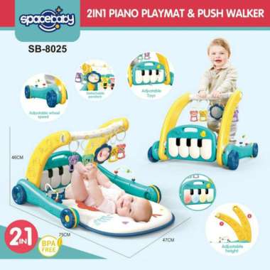 [TERMURAH BAMS] FREE BUBBLEWRAP SPACEBABY PLAYMAT SET MUSIK BAYI PLAYGYM SPACE BABY SB 8011 8013 801