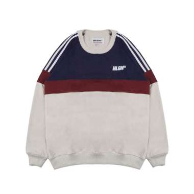 Hooligans Sweater Crewneck Puskas Light Gray N/M S