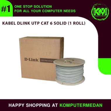 Kabel Lan DLINK UTP Cat 6 SOLID (1 roll)