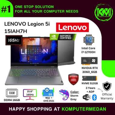 Lenovo Legion 5i 15IAH7H | i7 12700H 16GB 512SSD RTX3060 6GB W11+OHS LAPTOP