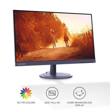 Monitor LED Lenovo 24" D24-20 Full HD 4ms 75hz VGA HDMI Bezelless