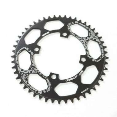 CHAINRING SEPEDA MTB DECKAS 104 BCD Hitam - 46T