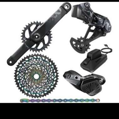 SRAM XX1 EAGLE AXS GROUPSET 12 SPEED 10-52T RAINBOW 34T MTB SINGLE RAINBOW