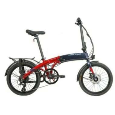 SEPEDA LISTRIK E-BIKE FOLDING UNITED FURION 20 INCH BLUE RED