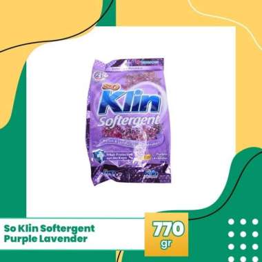 Promo Harga So Klin Softergent Purple Lavender 770 gr - Blibli