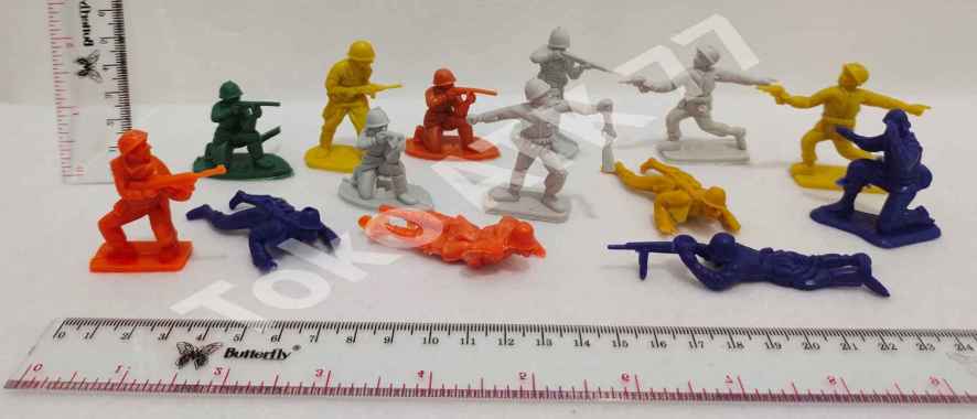 Mainan Orang-orangan Tentara-Tentaraan per 3pcs READY STOCK