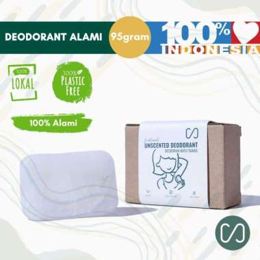 Batu Tawas Deodoran Alami Ramah Lingkungan 95 gram Tin + Tawas