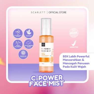 FACE MIST C-POWER SCARLETT WHITENING 50X MORE POWERFUL