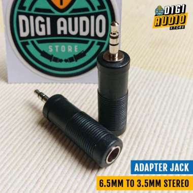 Jack Adapter Converter Female 6.5mm to 3.5mm Mini Jack Akai Stereo - Audio Jack 6.5 mm to 3.5 mm