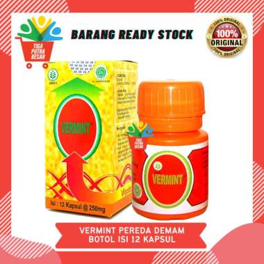 VERMINT ISI 12 KAPSUL / PEREDA DEMAM / MEREDAKAN DEMAM